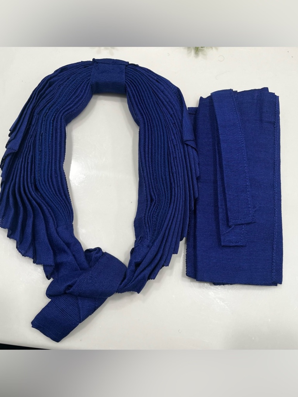 Royal Blue Gele Headwrap - Picture 3 of 4